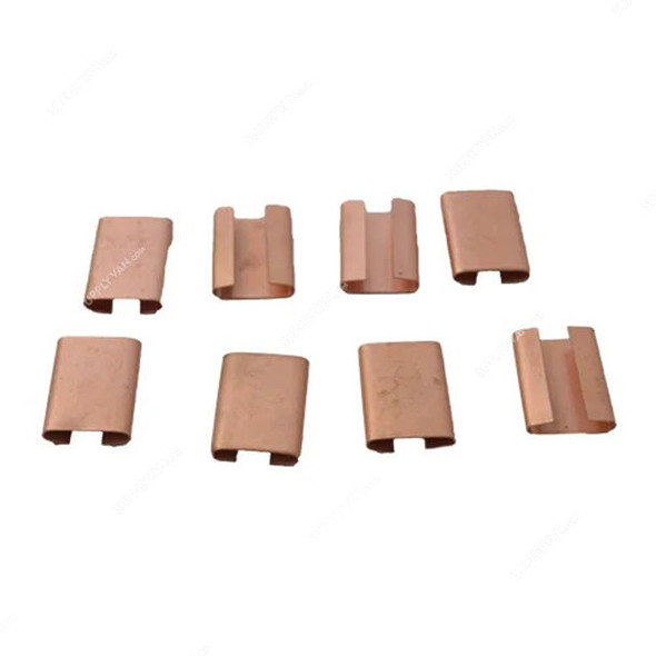 Open Type Strap Clip, Copper, 19MM Width x 25MM Length, 800 Pcs/Pack