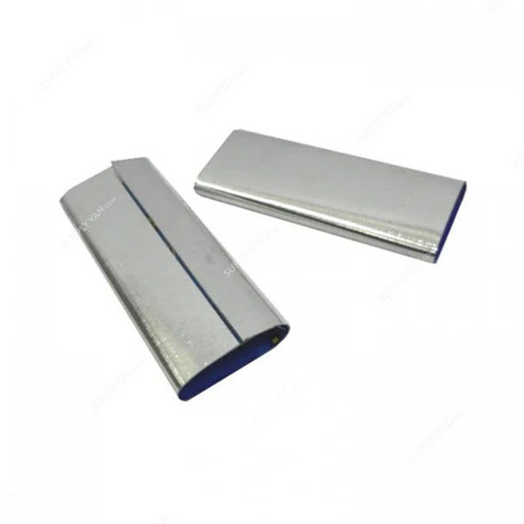 Push Type Strap Clip, Steel, 12MM Width x 30MM Length, 2000 Pcs/Pack
