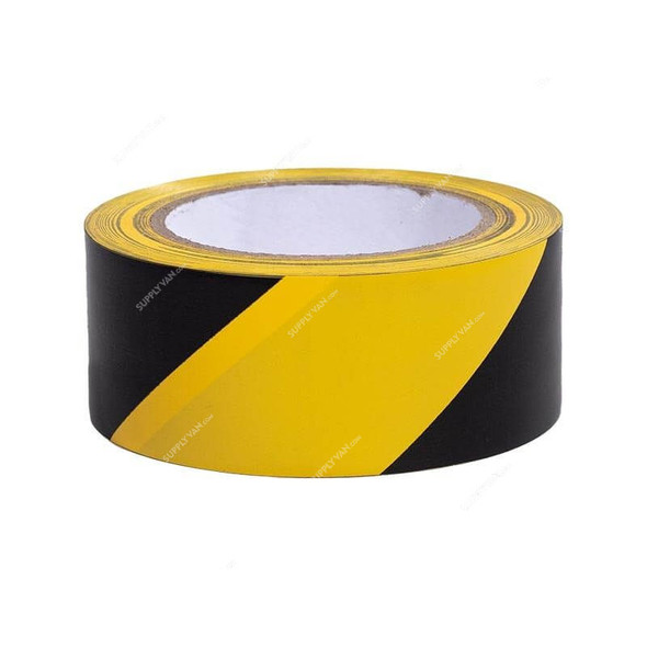 Warning Tape, 75MM Width x 500 Yards Length, Yellow/Black Warning Tape, 75MM Width x 500 Yards Length, Yellow/Black