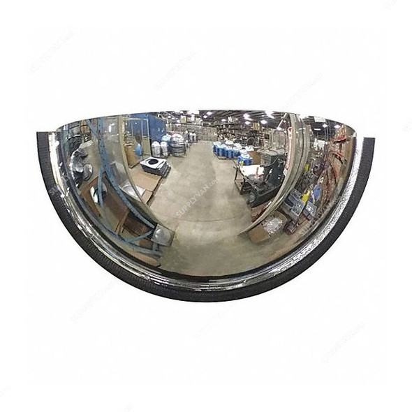 Warrior Half Dome Safety Mirror, PMMA, 60CM Dia, 180 Degree Viewing Angle