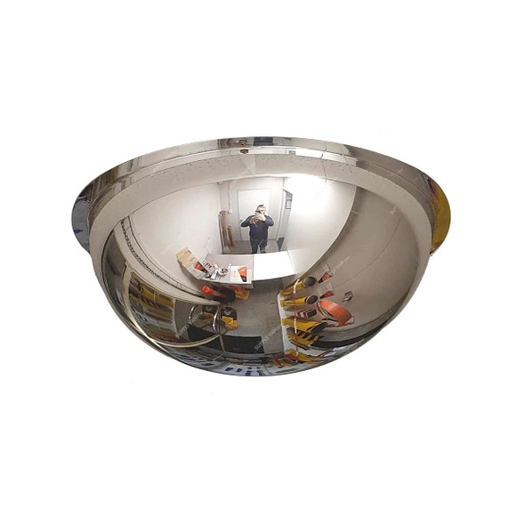 Warrior Full Dome Safety Mirror, PMMA, 100CM Dia, 360 Degree Viewing Angle
