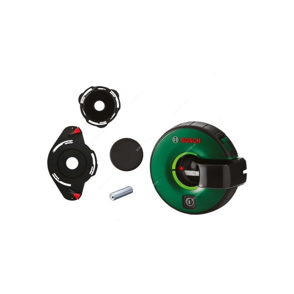 Bosch Line Laser Kit With Measuring Tape, 0603663A00, Atino, 1.5V, 1.7 Mtrs Working Range, 5 Pcs/Kit