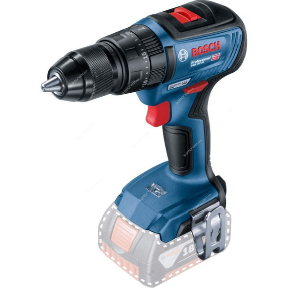 Bosch Professional Cordless Combi Drill With Cardboard Box, GSB-18V-50, 18V, 50 Nm