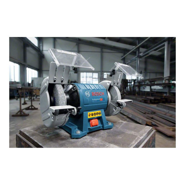 Bosch Professional Double-Wheeled Bench Grinder Kit, GBG-35-15, 350W, 20MM Bore Dia x 150MM Wheel Dia, 3 Pcs/Kit