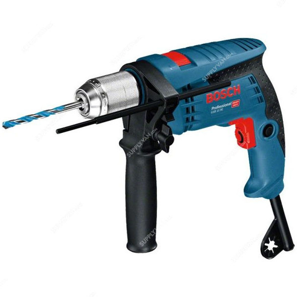 Bosch Professional Keyless Impact Drill Kit, GSB-13-RE, 600W, 13MM Chuck Capacity, 104 Pcs/Kit