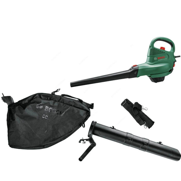 Bosch UniversalGardenTidy 3000 Garden Vacuum Kit, 06008B1071, 3000W, 50 Ltrs Bag Capacity, 4 Pcs/Kit