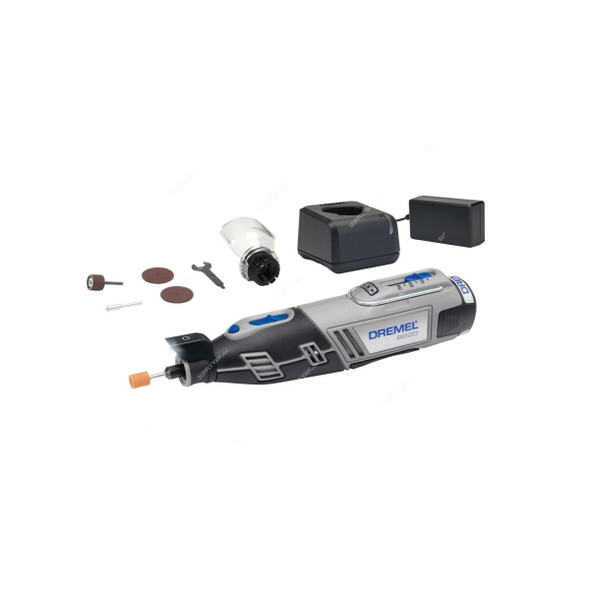 Dremel Cordless Multi-Tool Kit, 8220-1-5, Lithium Ion, 12V, 2.0 Ah, 6 Pcs/Kit