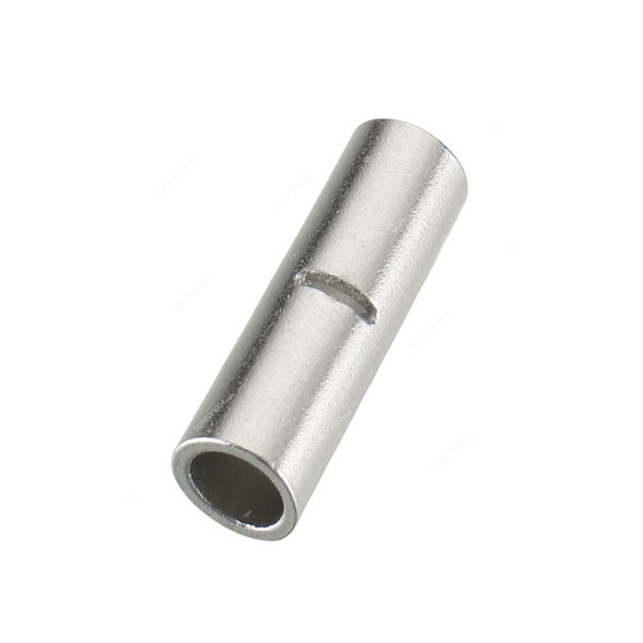 Cable Connector Ferrule, Metal, 10 SQ.MM, Silver