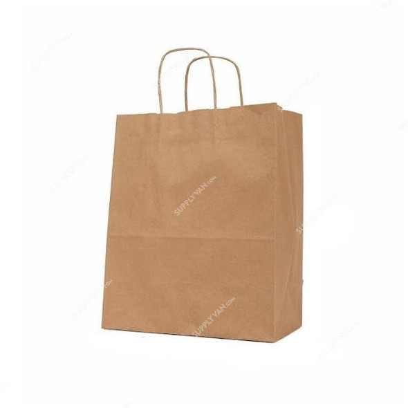 The Paperpack Paper Bag With Twisted Handle, 29CM Length x 15CM Width x 29CM Height, Brown, 50 Pcs/Pack