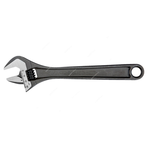 Bahco Central Nut Adjustable Wrench, 8072, Alloy Steel, Phosphate Finish, 255MM Length