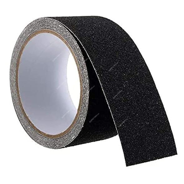 Anti-Slip Tape, PVC, 2 Inch Width x 5 Mtrs Length, Black
