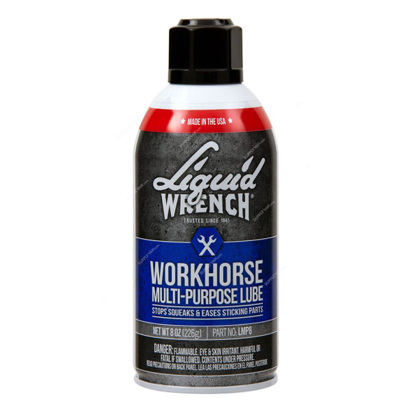 Liquid Wrench Multi-Purpose Lubricant, LMP8, 8 Oz