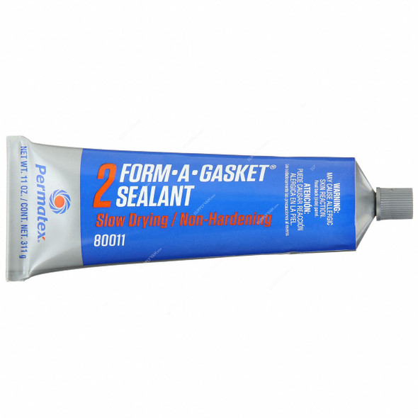 Permatex No. 2 Form-A-Gasket Sealant, 80011, 11 Oz, Black