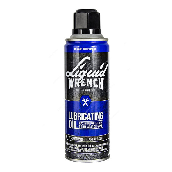Liquid Wrench Lubricating Oil, L206, 5.5 Oz