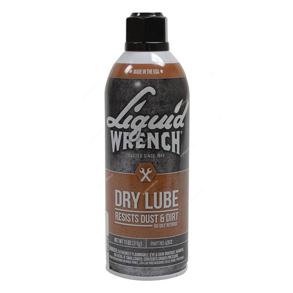 Liquid Wrench Dry Lubricant, L512, 11 Oz