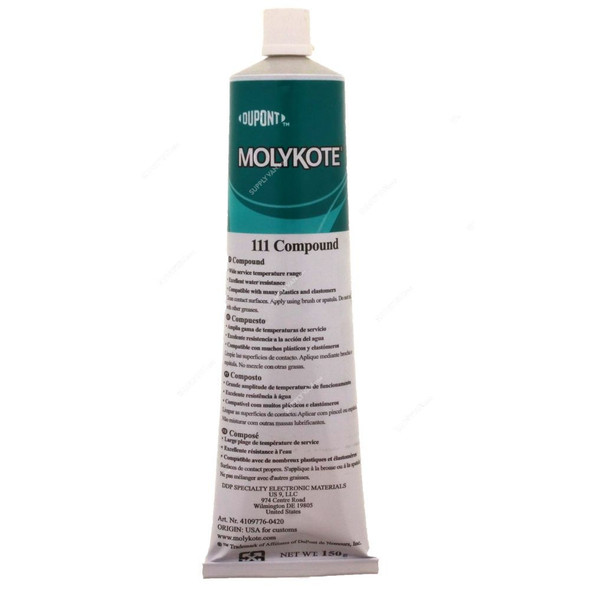 Molykote Valve Lubricant and Sealant, 111, 100GM