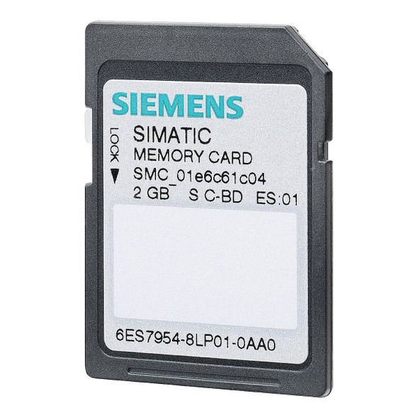 Siemens Flash-EPROM Memory Card For S7-1X00 CPU, Simatic S7, 256MB Memory Capacity