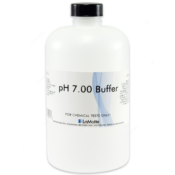 Lamotte Standardized pH Buffer Solution, 2881-L, 7.00 pH, 500ML