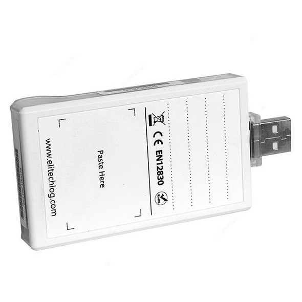 Elitech Disposable Single Use Temperature Data Logger, LogEt-6, LCD, 16000 Readings, -30 to 70 Deg.C