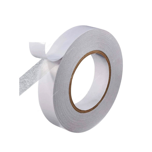 Double Sided Tissue Tape, 1 Inch Width x 25 Yards Length, 12 Rolls/Pack