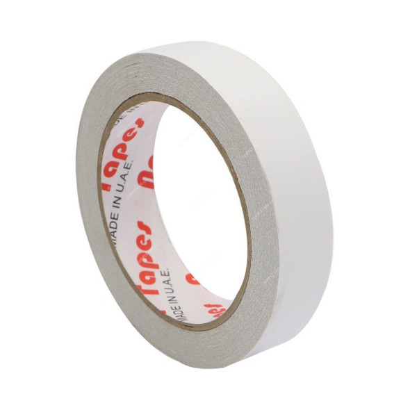 Double Sided Tissue Tape, 1 Inch Width x 25 Yards Length, 72 Rolls/Pack