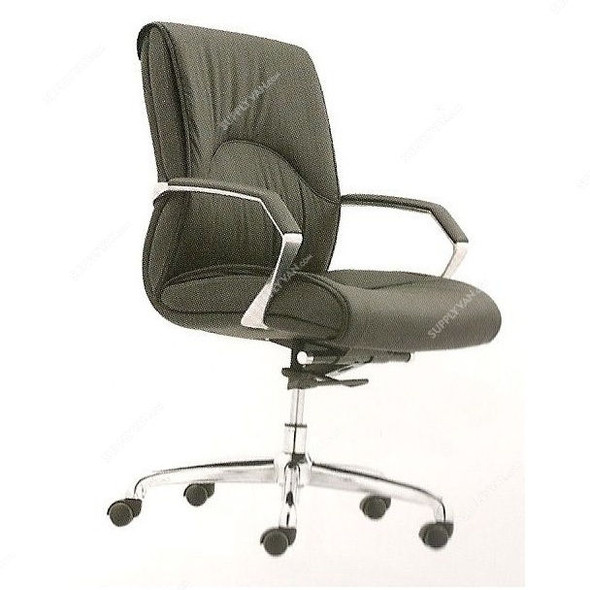 Avon Furniture Executive Office Chair, AVM-103BS, Medium Back, Fixed Arm