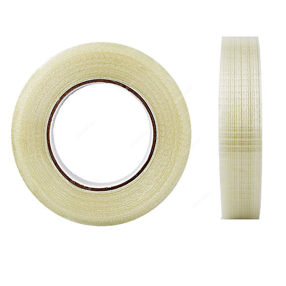 Cross Filament Tape, Synthetic Rubber, 1 Inch Width x 25 Mtrs Length