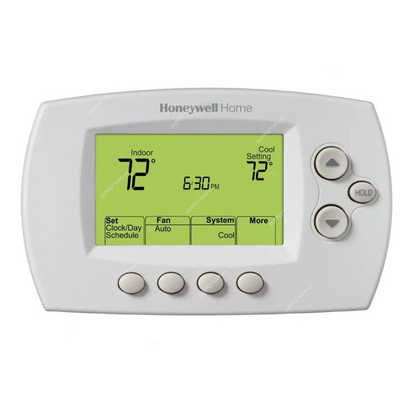 Honeywell Wi-Fi Programmable Thermostat, TH6320WF1005/U, FocusPro 6000, LCD, 3H/2C, Premier White