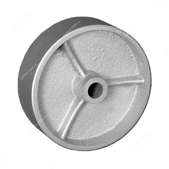 Maxwel Heavy Duty Caster Wheel, A4 Series, Iron, 20CM Wheel Dia, 600 Kg Loading Capacity, Silver