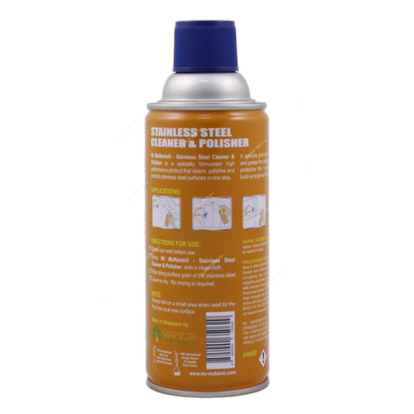 Mr Mckenic Stainless Steel Cleaner and Polisher, CC8207-A, 339GM