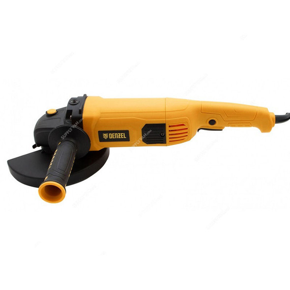 Denzel Angle Grinder, AG180-2000, 2000W, 22.2MM Bore Dia x 180MM Disc Dia