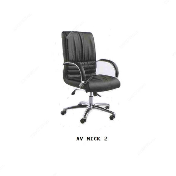 Avon Furniture Executive Office Chair, AV-NICK-2, Medium Back, Fixed Arm