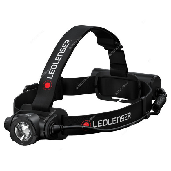 Ledlenser Rechargeable LED Headlamp, LL502122, H7R Core, 41MM Head Dia, 3.7V, Lithium Ion, Black