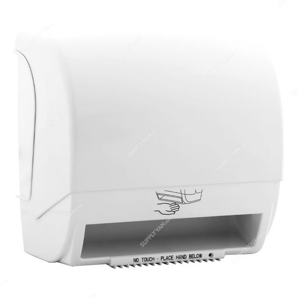 Alwin Auto Cut Towel Dispenser, TD023503, Polycarbonate, White