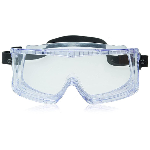 Honeywell FogBan Lens Safety Goggle With Black Headband, 1007506, V-Maxx, Acetate, Clear