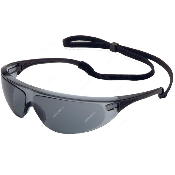 Honeywell FogBan Lens Safety Spectacle, 1005986, Millennia Sport, Polycarbonate, Grey/Black