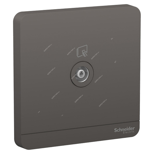 Schneider Electric TV Socket, E8331TV-DG, AvatarOn, 1 Gang, 75 Ohm, 5-860 Hz, Dark Grey