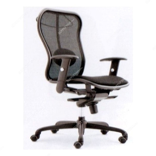 Avon Furniture Executive Office Chair, AV-F85A2, Medium Back, Adjustable Arm
