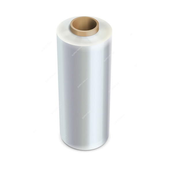 Stretch Film, 1.35 Kg, 300GM Core, Clear, 6 Rolls/Box