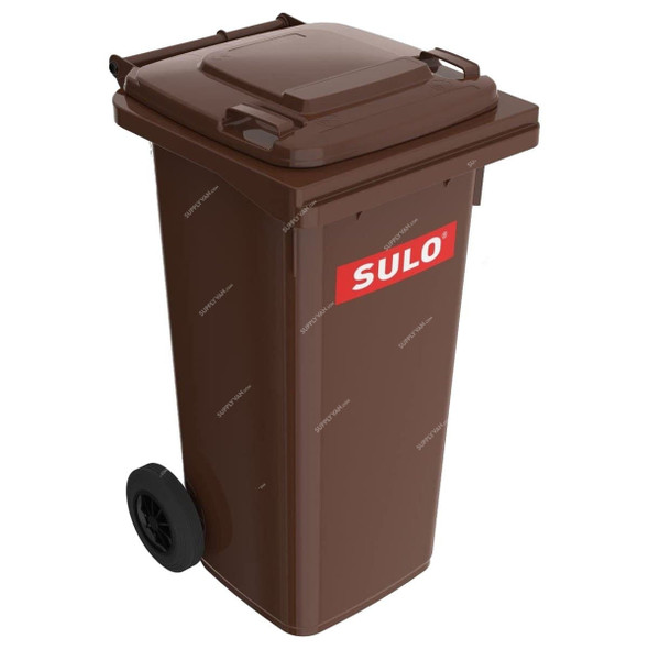 Sulo Mobile Garbage Bin, MGB-240, HDPE, 240 Ltrs, Brown