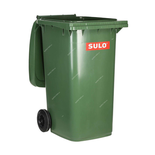 Sulo Mobile Garbage Bin, MGB-240, HDPE, 240 Ltrs, Green Sulo Mobile Garbage Bin, MGB-240, HDPE, 240 Ltrs, Green