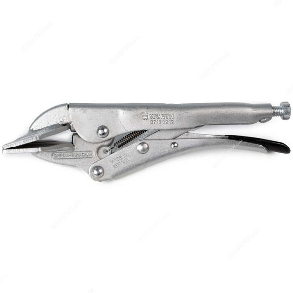 Wurth Sheet Metal Locking Plier, 07150912, Zinc Plated Steel, 80MM Clamping Depth