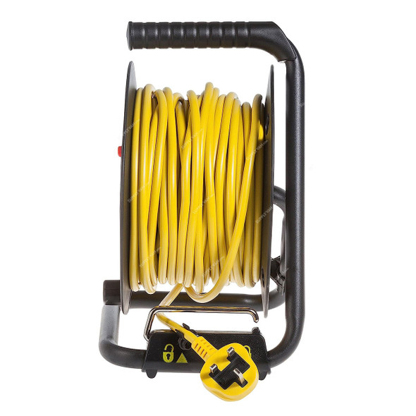 Stanley Power Extension Cable Reel With 4 Sockets, SXECFL26HSE, 3120W, 13A, 25 Mtrs Cable Length