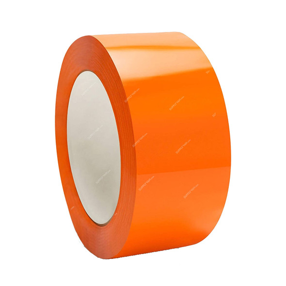 BOPP Tape, 48MM Width x 50 Yards Length, Orange, 6 Rolls/Pack