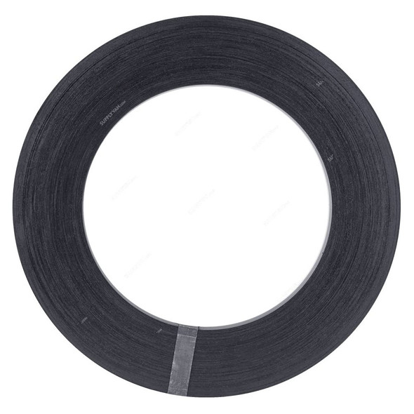 Metal Strap, 0.60MM Thk, 25MM Width, 35 Kg, Black