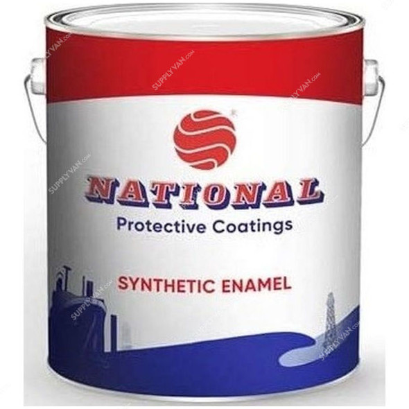 National Paints Synthetic Enamel Paint, 460, Oil Based, 3.6 Ltrs, Marina Blue