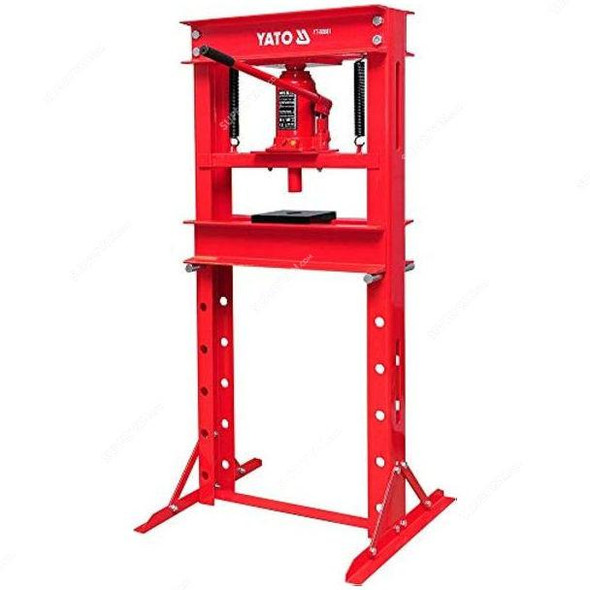 Yato Hydraulic Press, YT-55581, 490MM Width x 695MM Length, 20 Ton Capacity  -    