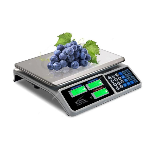 Heavy Duty Digital Price Computing Scale, 200GM-40 Kg Weight Capacity, 2GM Readability  -    