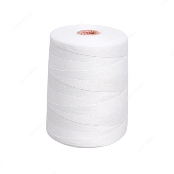 Bag Sealing Thread, Cotton, 250GM, White, 5 Rolls/Pack