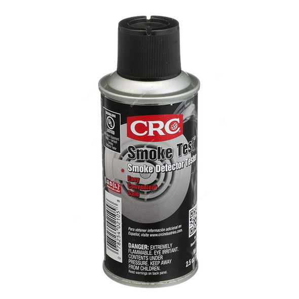 Crc Industrial Smoke Detector Test Spray, 2105, Smoke Test Series, 71GM, Clear